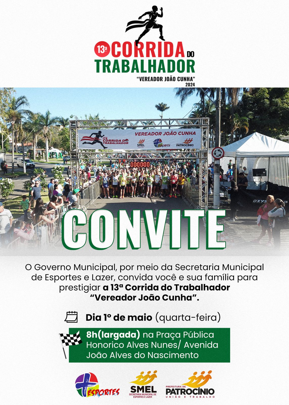 Tudo Pronto Para A Corrida Do Trabalhador Vereador Jo O Cunha