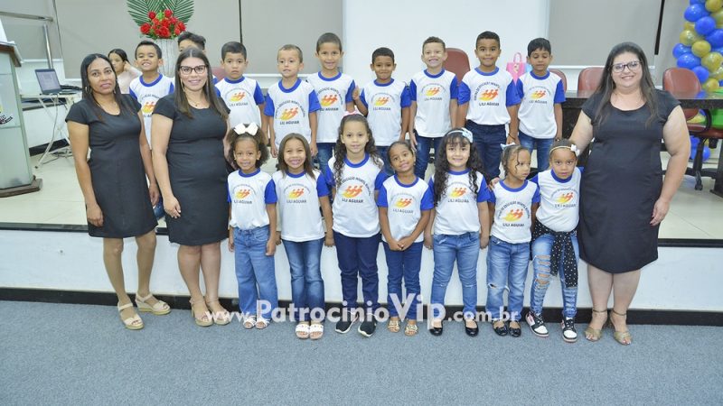 Formatura dos alunos do Centro de Educação Infantil Lili Aguiar