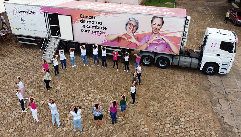 Mama-Móvel do HC Patrocínio leva prevenção a Cruzeiro da Fortaleza e Brejo Bonito