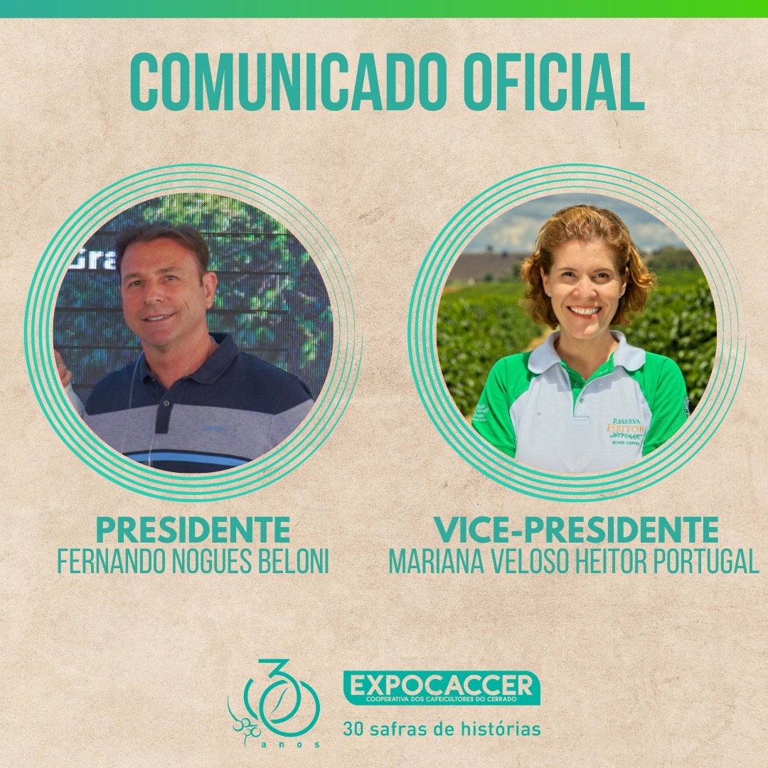 Expocaccer elege presidente e vice-presidente do Conselho de Administração