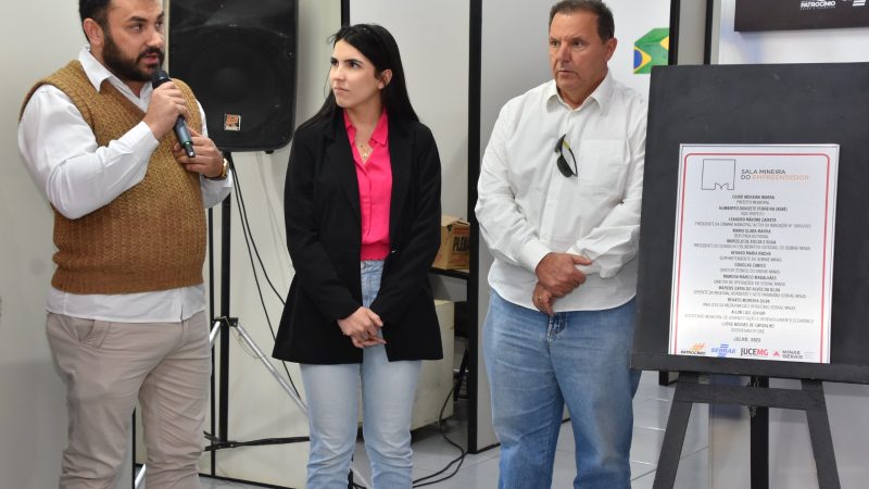 INAUGURADA A SALA MINEIRA DO EMPREENDEDOR E CÂMARA MUNICIPAL É PARCEIRA  