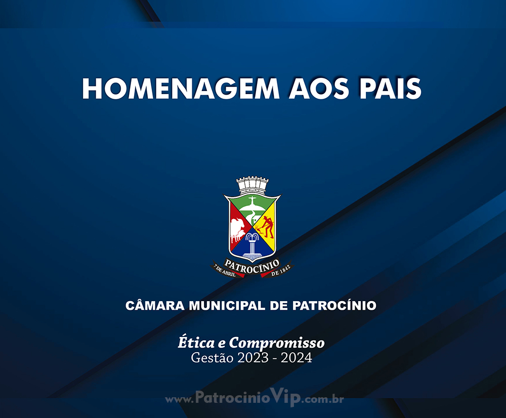 Câmara Municipal realizará Homenagem aos Pais nesta quinta-feira, 10/8