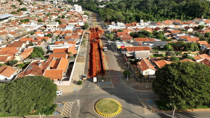 Governo Municipal inicia retomada de obras da Avenida do Catiguá