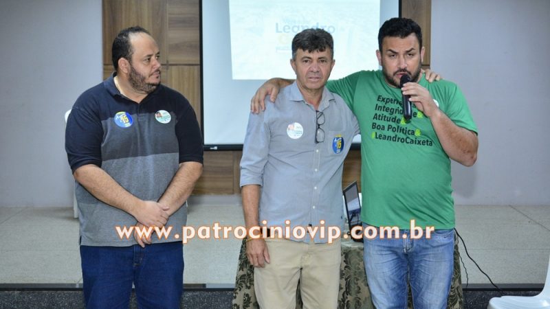 Vereador Leandro Caixeta lança campanha em grande estilo e de casa cheia