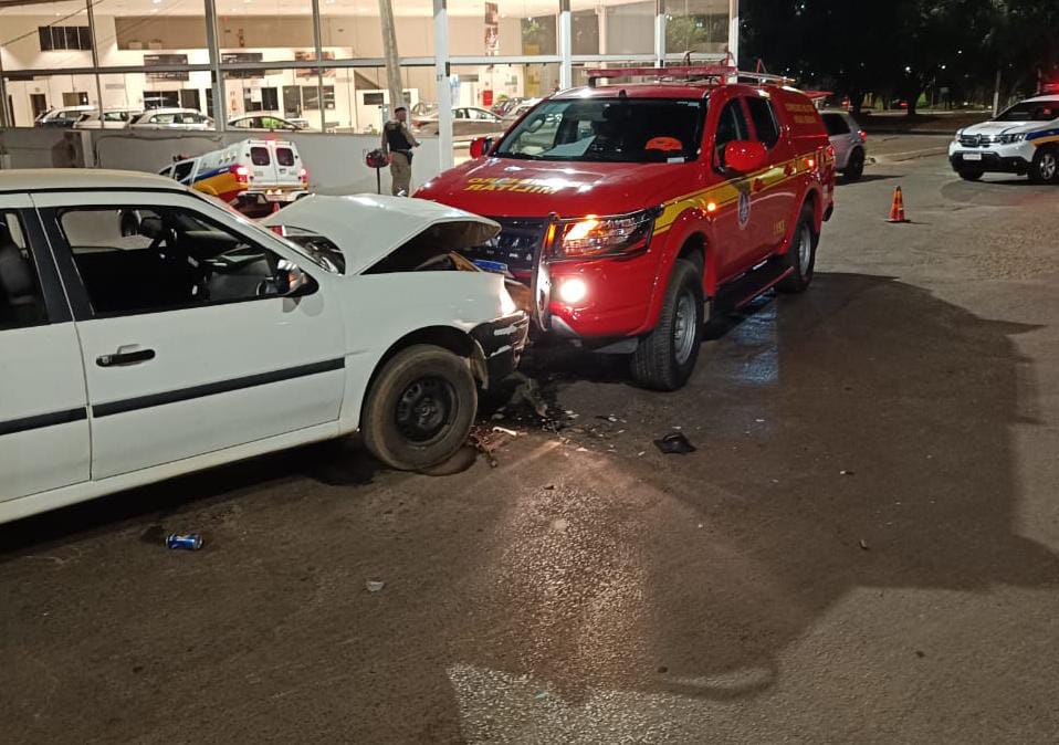 Acidente com Viatura do Corpo de Bombeiros em Patos de Minas