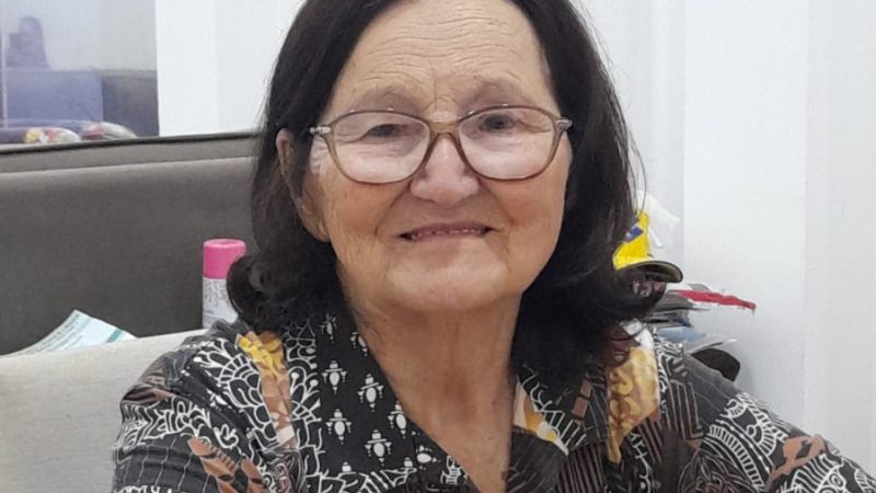 Nota de falecimento da Sra. ALEXANDRINA MARQUES RABELO (FIINHA) aos 78 anos