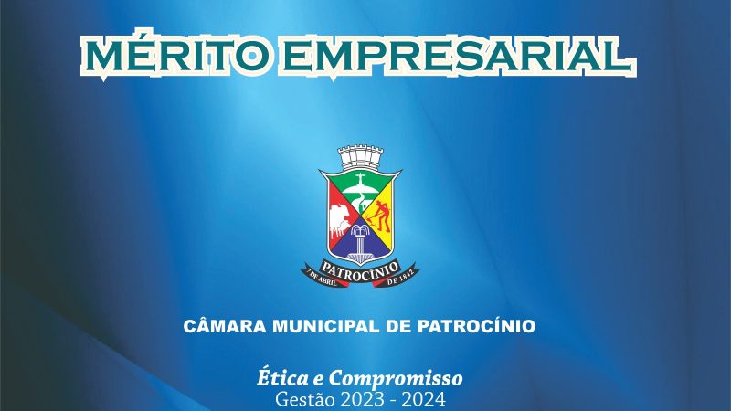 Câmara Municipal realizará solenidade do Mérito Empresarial nesta quinta, 24/10