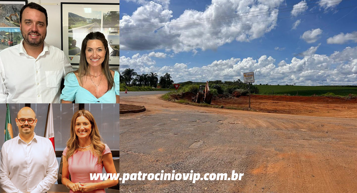 Iniciada limpeza do terreno para construção do “Trevo do Enxó”. Obra Importante para Patrocínio e região!