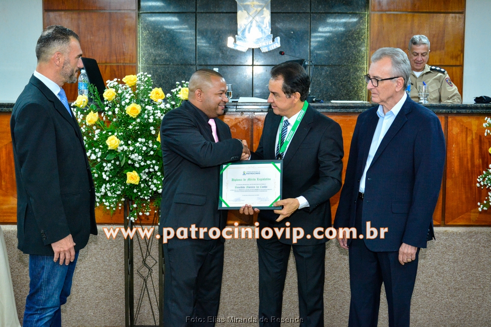 Câmara Municipal realizou a homenagem "Merito Legislativo" 185 VIP6179