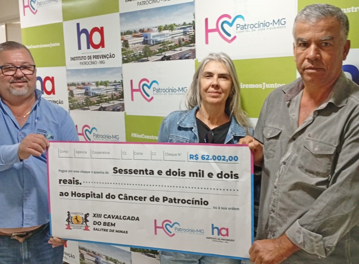 XIII Cavalgada do Bem rende R$ 62 mil ao Hospital do Câncer de Patrocínio