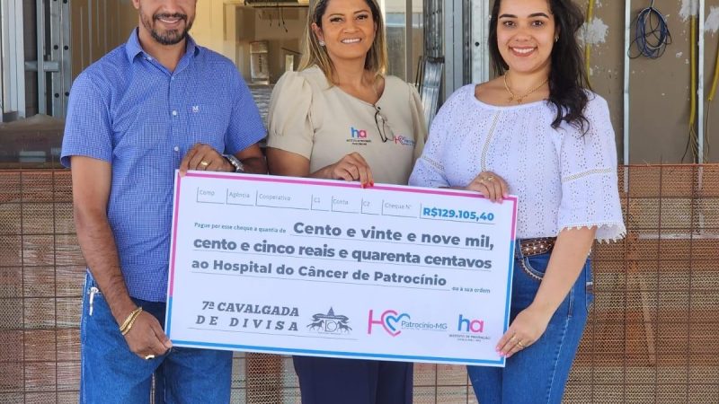 Cavalgada de Divisa 2025 garante repasse de mais de R$ 129 mil ao HC Patrocínio