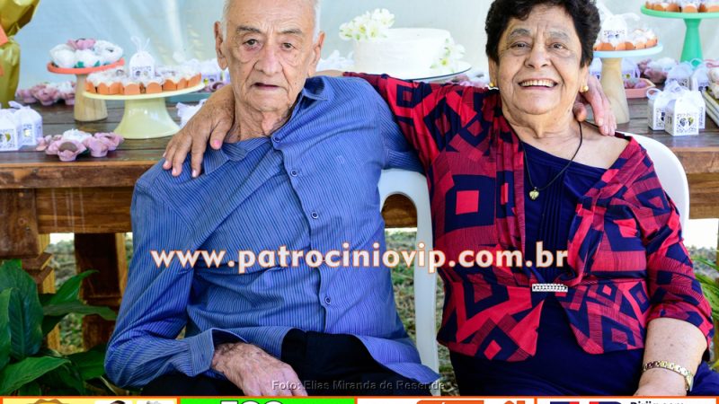 Bodas de Diamante do Sr. João de Oliveira e Sra. Maria de Lourdes