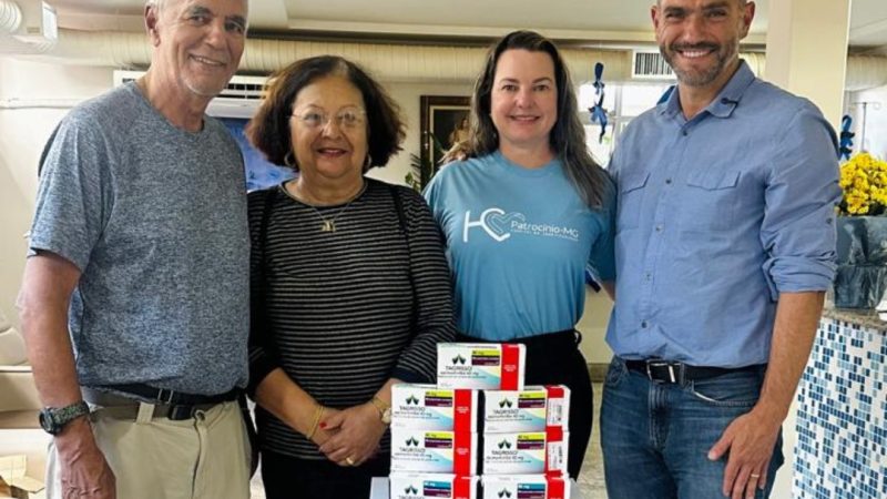 Hospital do Câncer de Patrocínio recebe doação de medicamento avaliado em mais de R$ 300 mil