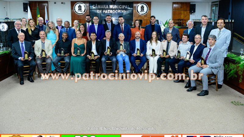 Câmara Municipal de Patrocínio promove solenidade de entrega do Mérito Empresarial 2025