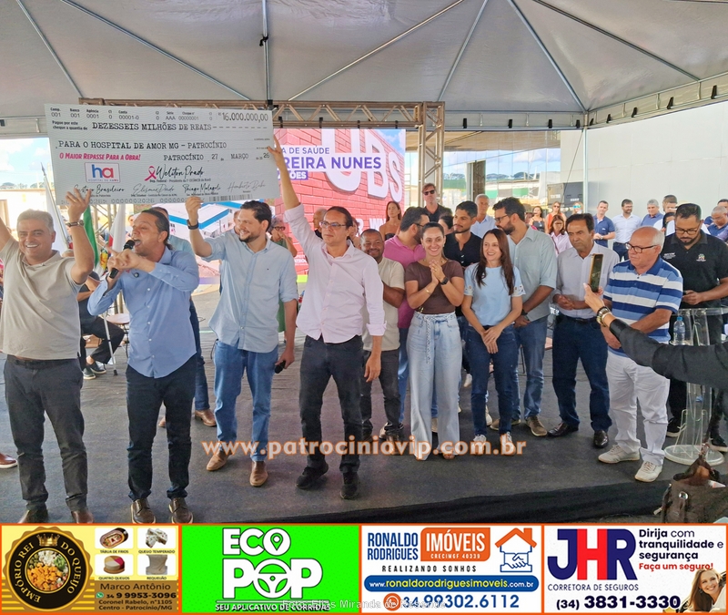 HC Patrocínio celebra R$ 16 milhões em recursos do deputado Weliton Prado e confirma inauguração em julho 15 20260327 160631 copia