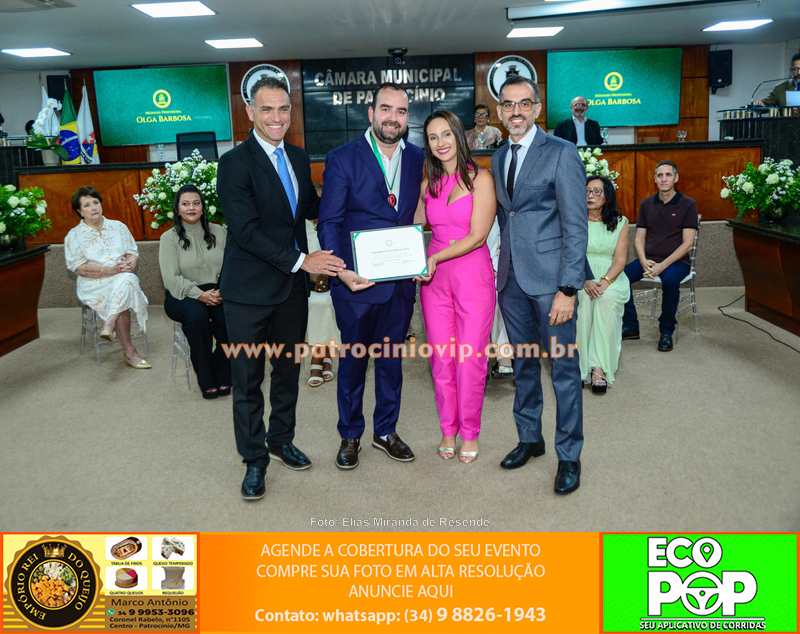 Câmara de Patrocínio realizou entrega da Medalha Professora Olga Barbosa a nove homenageados 145 IMG 9115 copiar