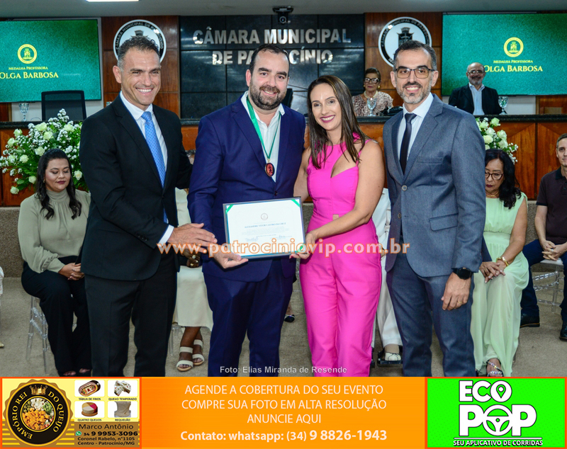Câmara de Patrocínio realizou entrega da Medalha Professora Olga Barbosa a nove homenageados 147 IMG 9120 copiar