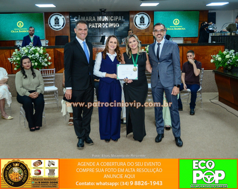 Câmara de Patrocínio realizou entrega da Medalha Professora Olga Barbosa a nove homenageados 154 IMG 9132 copiar