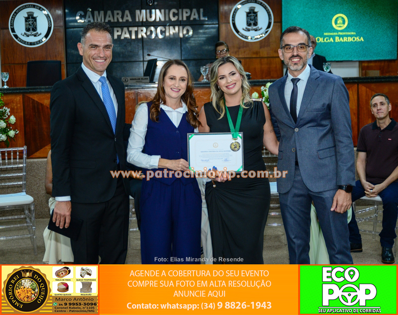 Câmara de Patrocínio realizou entrega da Medalha Professora Olga Barbosa a nove homenageados 155 IMG 9133 copiar