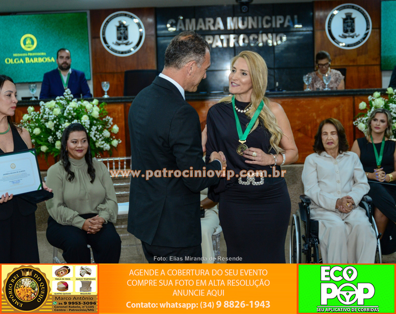 Câmara de Patrocínio realizou entrega da Medalha Professora Olga Barbosa a nove homenageados 162 IMG 9145 copiar