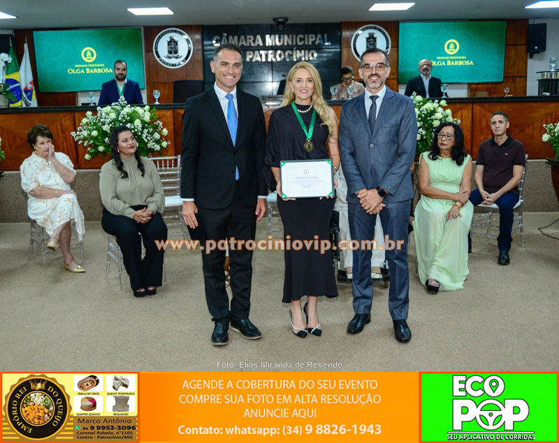 Câmara de Patrocínio realizou entrega da Medalha Professora Olga Barbosa a nove homenageados 163 IMG 9147 copiar