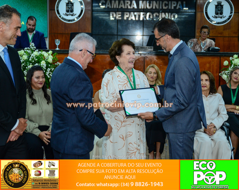 Câmara de Patrocínio realizou entrega da Medalha Professora Olga Barbosa a nove homenageados 169 IMG 9158 copiar