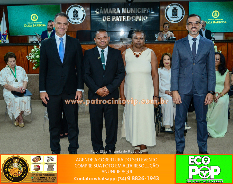 Câmara de Patrocínio realizou entrega da Medalha Professora Olga Barbosa a nove homenageados 182 IMG 9182 copiar