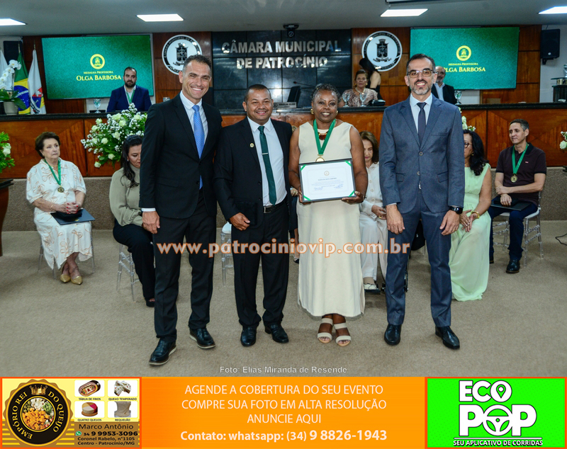 Câmara de Patrocínio realizou entrega da Medalha Professora Olga Barbosa a nove homenageados 187 IMG 9188 copiar