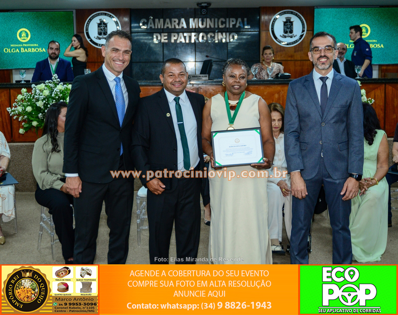 Câmara de Patrocínio realizou entrega da Medalha Professora Olga Barbosa a nove homenageados 188 IMG 9190 copiar