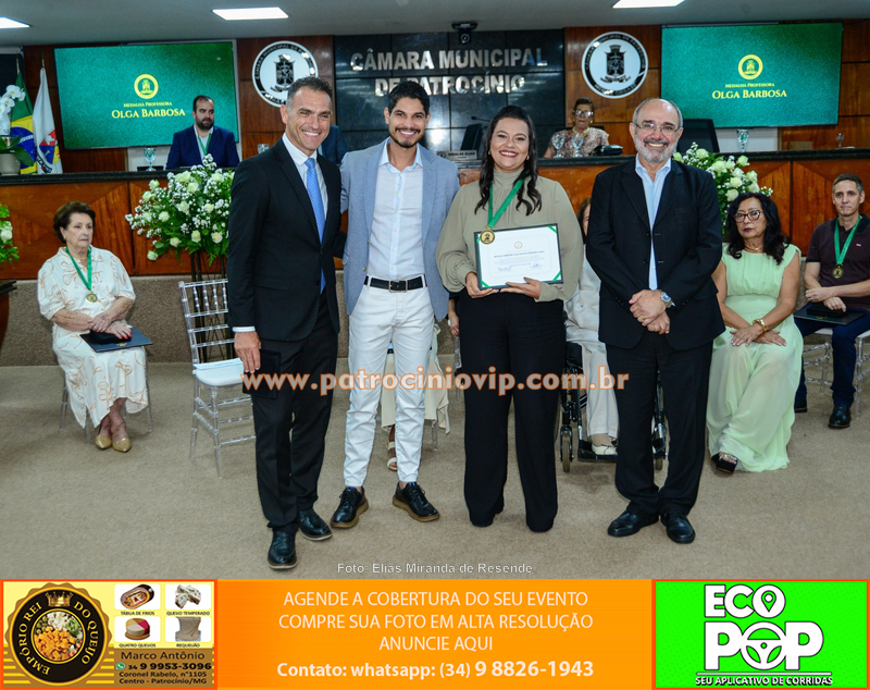Câmara de Patrocínio realizou entrega da Medalha Professora Olga Barbosa a nove homenageados 199 IMG 9203 copiar