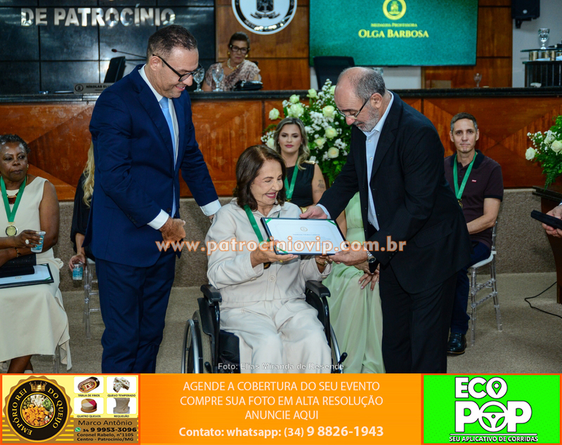 Câmara de Patrocínio realizou entrega da Medalha Professora Olga Barbosa a nove homenageados 209 IMG 9217 copiar