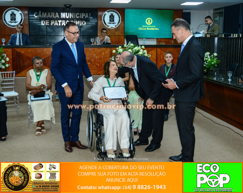 Câmara de Patrocínio realizou entrega da Medalha Professora Olga Barbosa a nove homenageados 210 IMG 9218 copiar