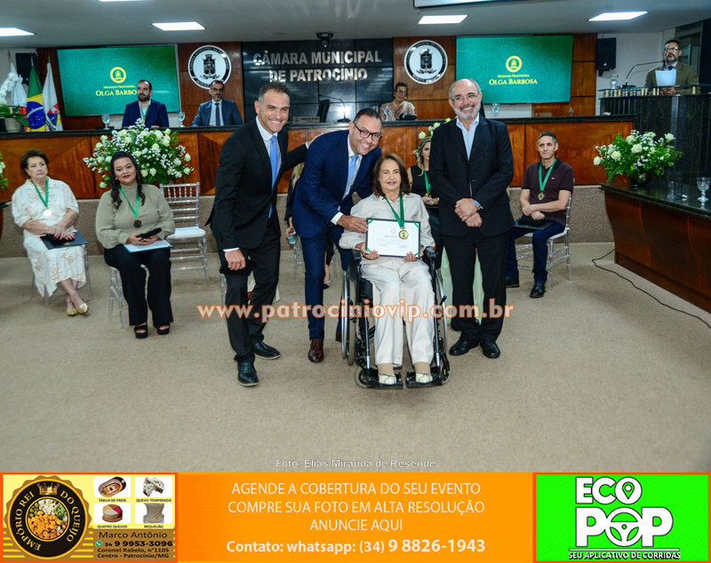 Câmara de Patrocínio realizou entrega da Medalha Professora Olga Barbosa a nove homenageados 211 IMG 9220 copiar