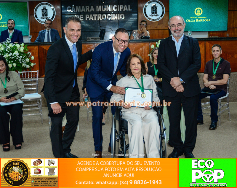 Câmara de Patrocínio realizou entrega da Medalha Professora Olga Barbosa a nove homenageados 213 IMG 9225 copiar