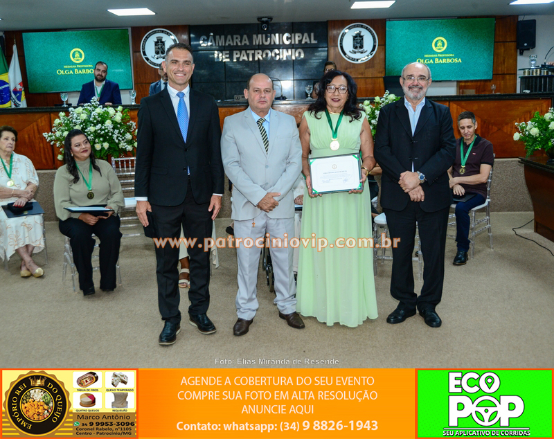 Câmara de Patrocínio realizou entrega da Medalha Professora Olga Barbosa a nove homenageados 218 IMG 9233 copiar