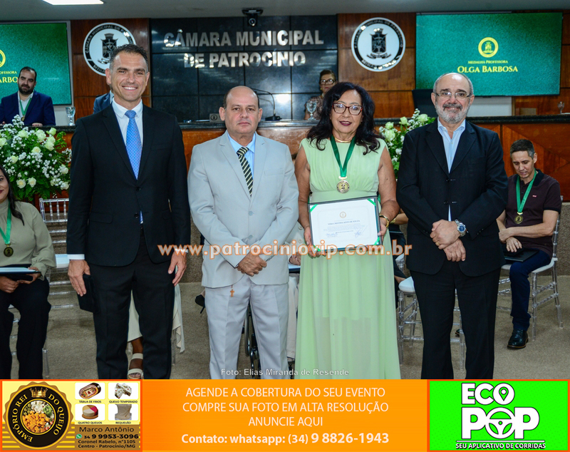 Câmara de Patrocínio realizou entrega da Medalha Professora Olga Barbosa a nove homenageados 219 IMG 9234 copiar