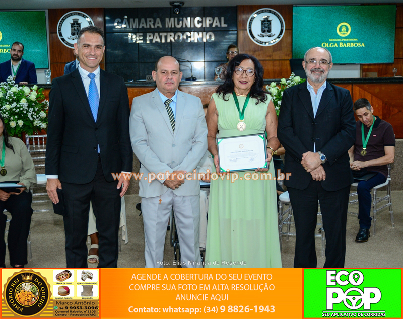 Câmara de Patrocínio realizou entrega da Medalha Professora Olga Barbosa a nove homenageados 220 IMG 9235 copiar