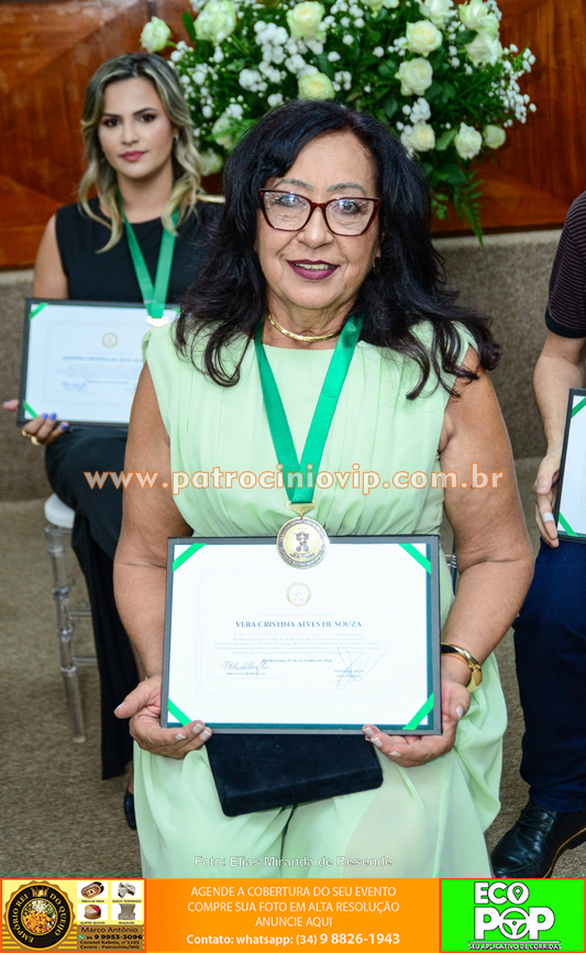 Câmara de Patrocínio realizou entrega da Medalha Professora Olga Barbosa a nove homenageados 223 IMG 9239 copiar