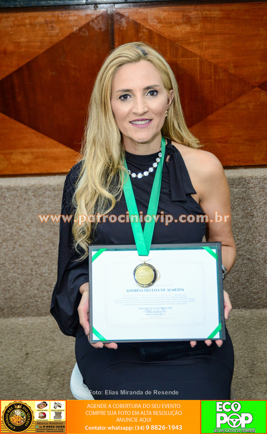 Câmara de Patrocínio realizou entrega da Medalha Professora Olga Barbosa a nove homenageados 226 IMG 9246 copiar