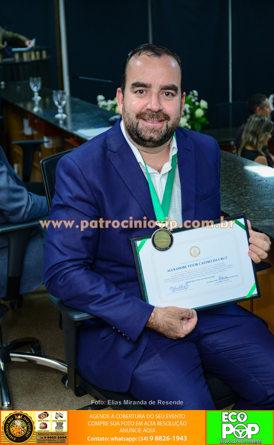 Câmara de Patrocínio realizou entrega da Medalha Professora Olga Barbosa a nove homenageados 243 IMG 9301 copiar
