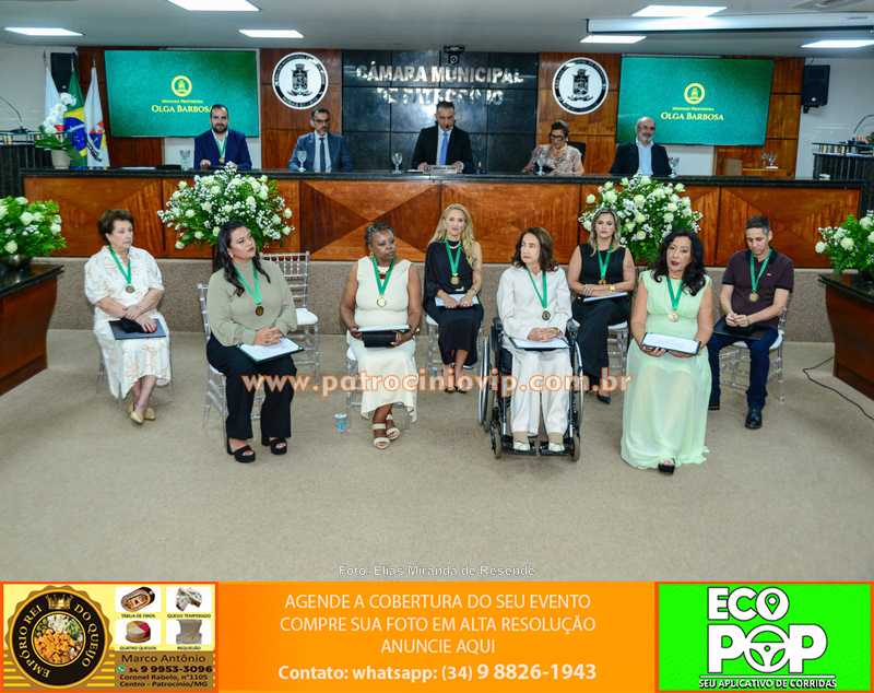 Câmara de Patrocínio realizou entrega da Medalha Professora Olga Barbosa a nove homenageados 245 IMG 9305 copiar