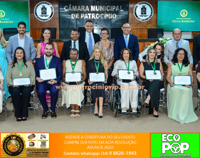 Câmara de Patrocínio realizou entrega da Medalha Professora Olga Barbosa a nove homenageados 253 IMG 9319 copiar