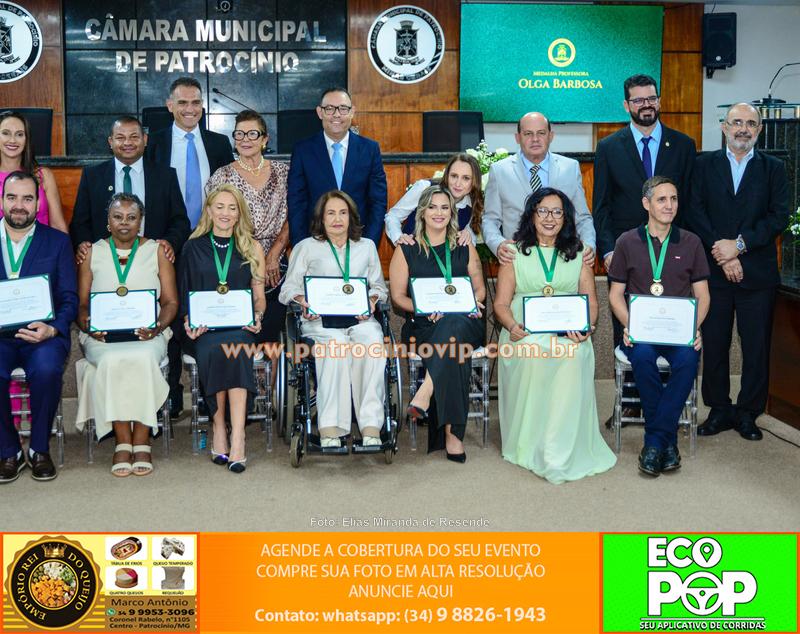 Câmara de Patrocínio realizou entrega da Medalha Professora Olga Barbosa a nove homenageados 254 IMG 9320 copiar