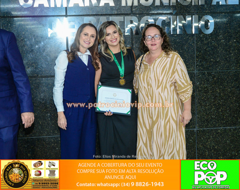Câmara de Patrocínio realizou entrega da Medalha Professora Olga Barbosa a nove homenageados 301 IMG 9411 copiar