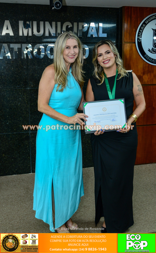 Câmara de Patrocínio realizou entrega da Medalha Professora Olga Barbosa a nove homenageados 312 IMG 9433 copiar